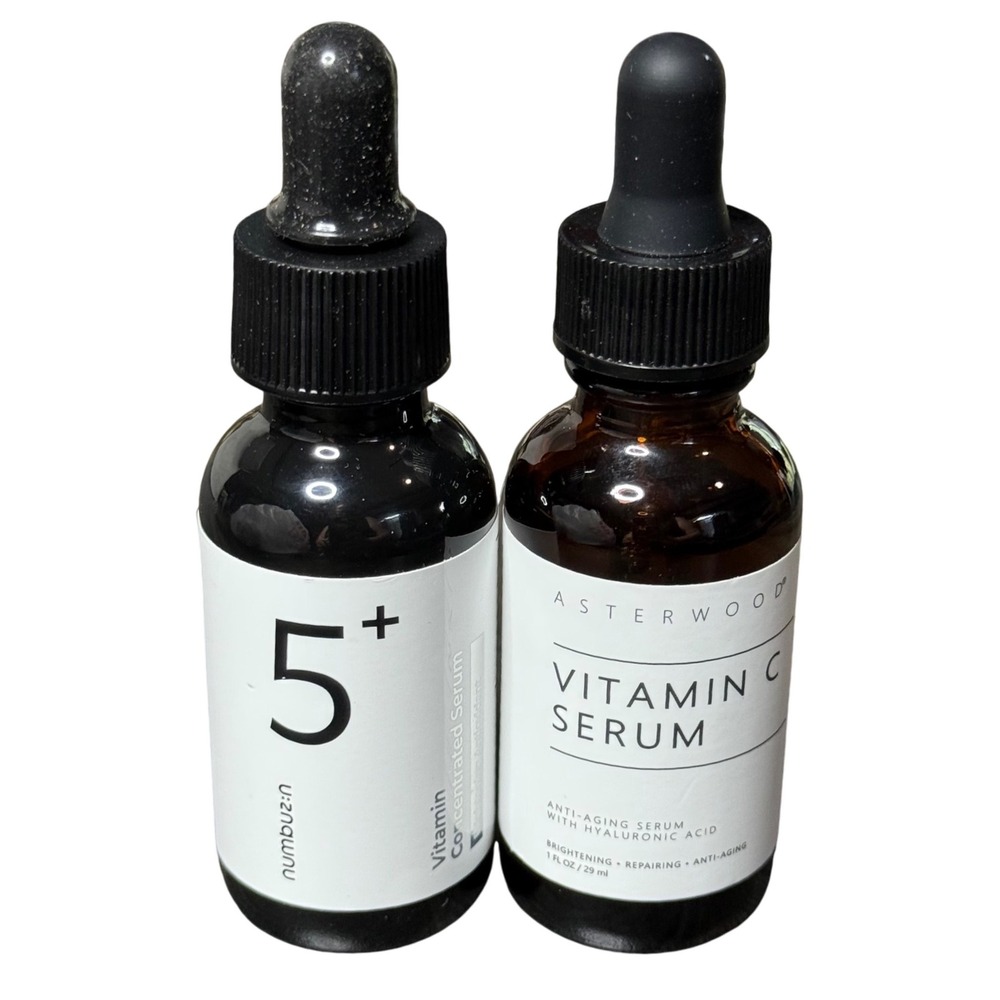 Asterwood Vitamin C Serum & Numbuzin No.5+ Vitamin Concentrated Serum‎ 1 fl oz